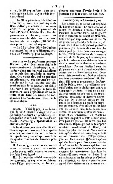 L'ami de la religion journal et revue ecclesiastique, politique et litteraire