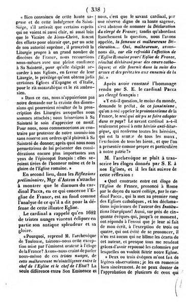 L'ami de la religion journal et revue ecclesiastique, politique et litteraire