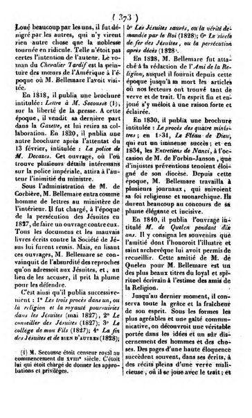 L'ami de la religion journal et revue ecclesiastique, politique et litteraire