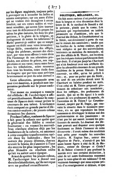 L'ami de la religion journal et revue ecclesiastique, politique et litteraire