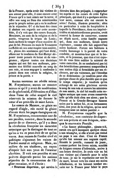 L'ami de la religion journal et revue ecclesiastique, politique et litteraire