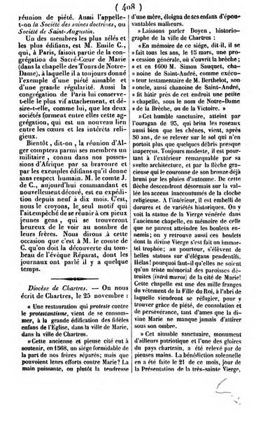 L'ami de la religion journal et revue ecclesiastique, politique et litteraire