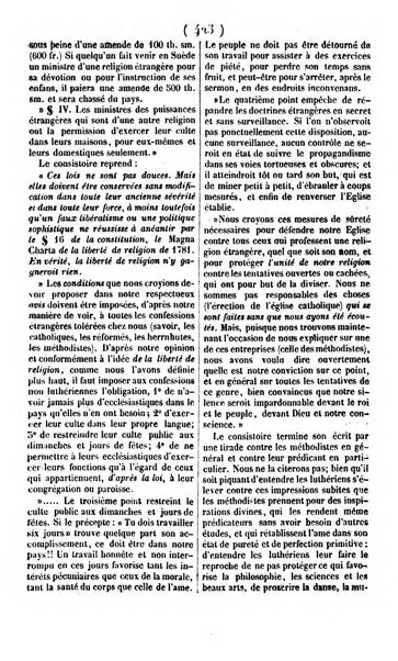 L'ami de la religion journal et revue ecclesiastique, politique et litteraire