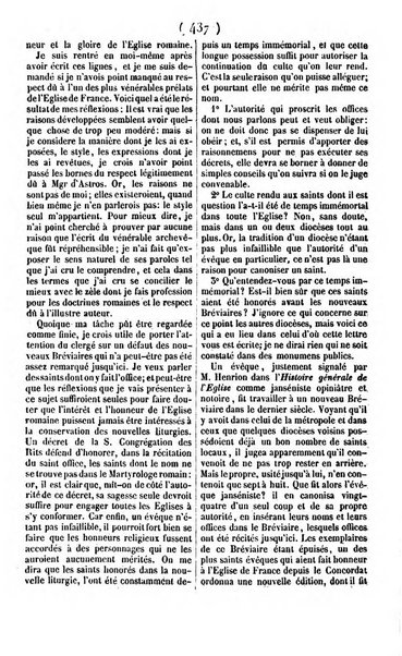 L'ami de la religion journal et revue ecclesiastique, politique et litteraire