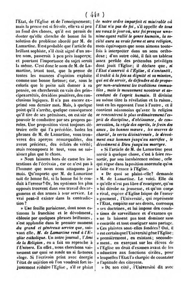 L'ami de la religion journal et revue ecclesiastique, politique et litteraire