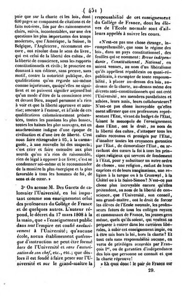 L'ami de la religion journal et revue ecclesiastique, politique et litteraire