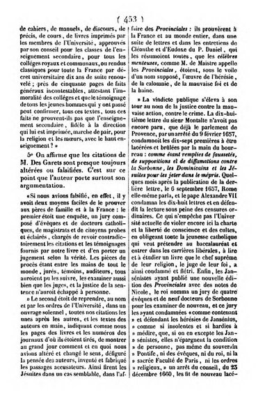 L'ami de la religion journal et revue ecclesiastique, politique et litteraire