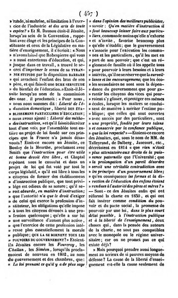 L'ami de la religion journal et revue ecclesiastique, politique et litteraire