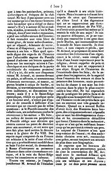 L'ami de la religion journal et revue ecclesiastique, politique et litteraire