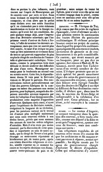 L'ami de la religion journal et revue ecclesiastique, politique et litteraire