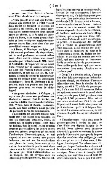 L'ami de la religion journal et revue ecclesiastique, politique et litteraire