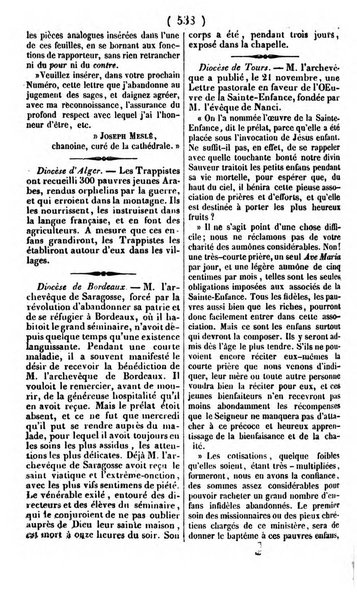 L'ami de la religion journal et revue ecclesiastique, politique et litteraire