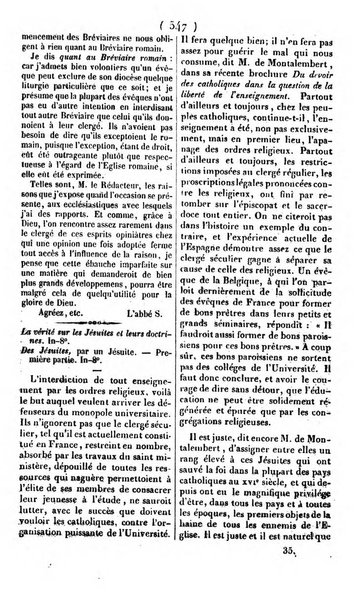 L'ami de la religion journal et revue ecclesiastique, politique et litteraire