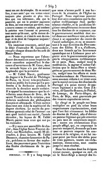 L'ami de la religion journal et revue ecclesiastique, politique et litteraire