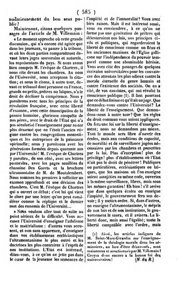 L'ami de la religion journal et revue ecclesiastique, politique et litteraire