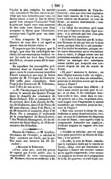 L'ami de la religion journal et revue ecclesiastique, politique et litteraire