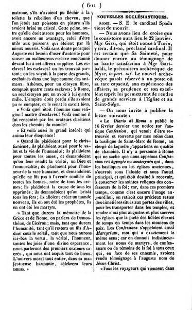 L'ami de la religion journal et revue ecclesiastique, politique et litteraire