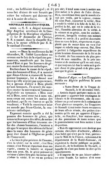 L'ami de la religion journal et revue ecclesiastique, politique et litteraire