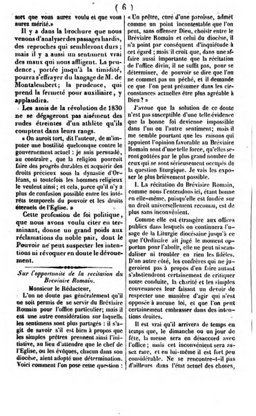 L'ami de la religion journal et revue ecclesiastique, politique et litteraire