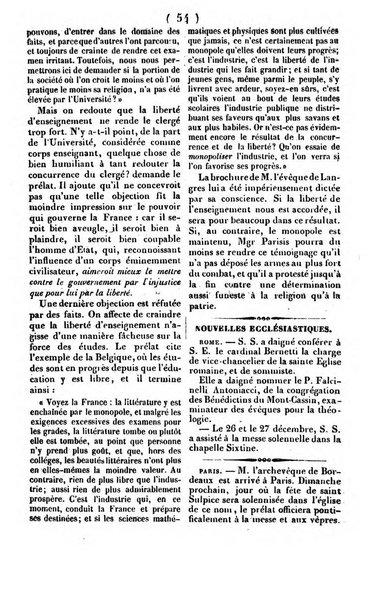 L'ami de la religion journal et revue ecclesiastique, politique et litteraire