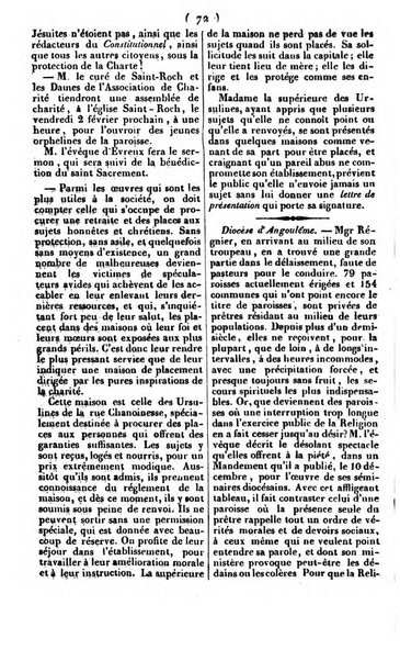 L'ami de la religion journal et revue ecclesiastique, politique et litteraire