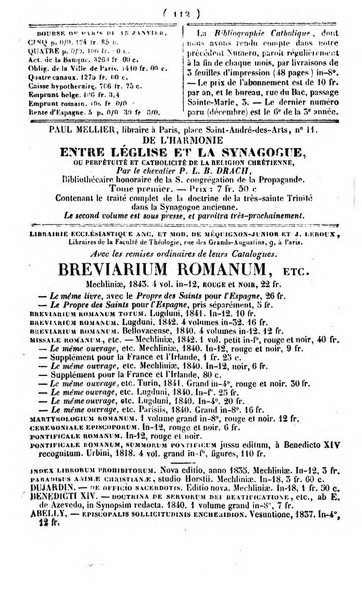 L'ami de la religion journal et revue ecclesiastique, politique et litteraire