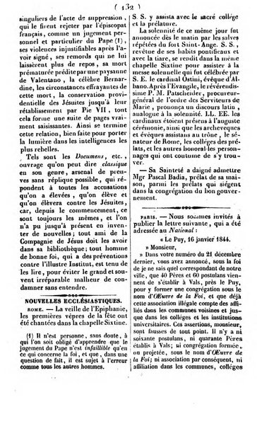 L'ami de la religion journal et revue ecclesiastique, politique et litteraire