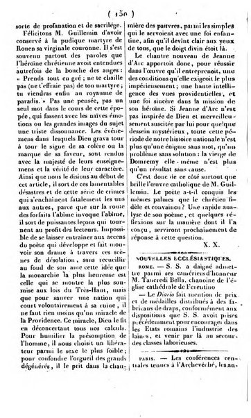 L'ami de la religion journal et revue ecclesiastique, politique et litteraire