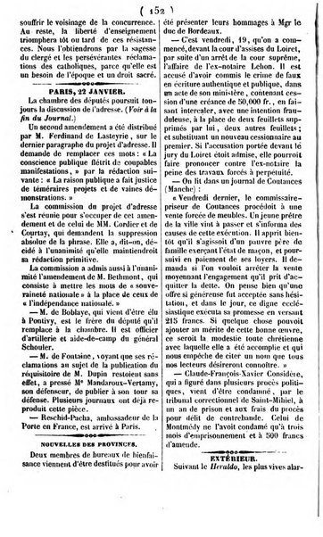 L'ami de la religion journal et revue ecclesiastique, politique et litteraire