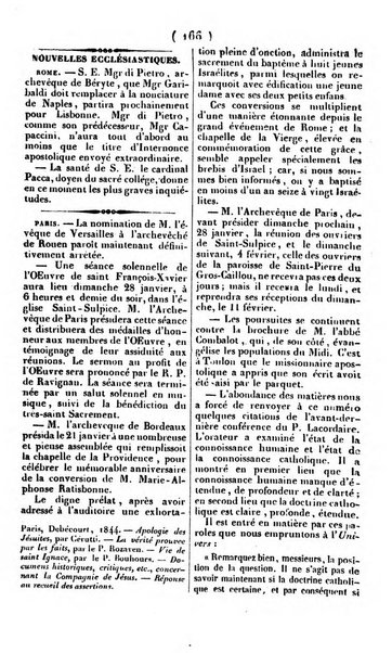 L'ami de la religion journal et revue ecclesiastique, politique et litteraire