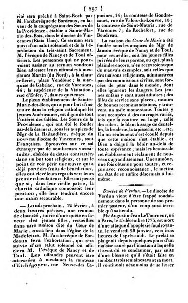 L'ami de la religion journal et revue ecclesiastique, politique et litteraire