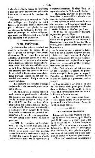 L'ami de la religion journal et revue ecclesiastique, politique et litteraire