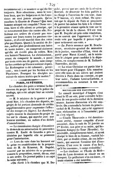 L'ami de la religion journal et revue ecclesiastique, politique et litteraire