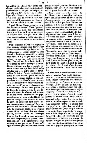 L'ami de la religion journal et revue ecclesiastique, politique et litteraire