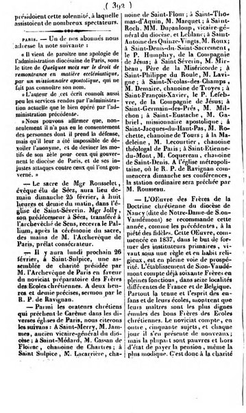 L'ami de la religion journal et revue ecclesiastique, politique et litteraire