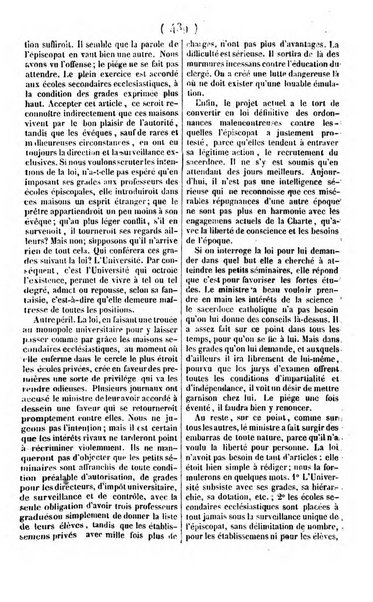 L'ami de la religion journal et revue ecclesiastique, politique et litteraire