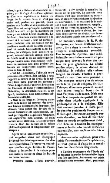 L'ami de la religion journal et revue ecclesiastique, politique et litteraire