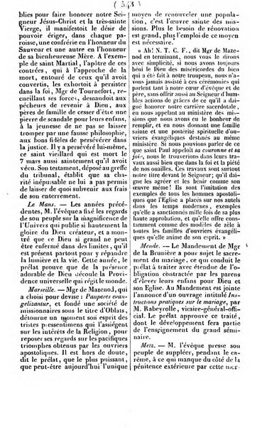 L'ami de la religion journal et revue ecclesiastique, politique et litteraire