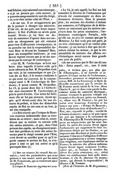 L'ami de la religion journal et revue ecclesiastique, politique et litteraire