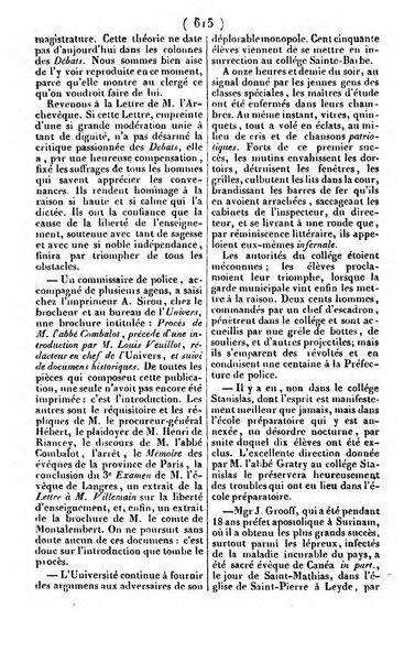 L'ami de la religion journal et revue ecclesiastique, politique et litteraire