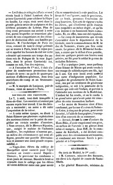 L'ami de la religion journal et revue ecclesiastique, politique et litteraire