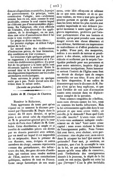 L'ami de la religion journal et revue ecclesiastique, politique et litteraire