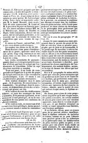 L'ami de la religion journal et revue ecclesiastique, politique et litteraire