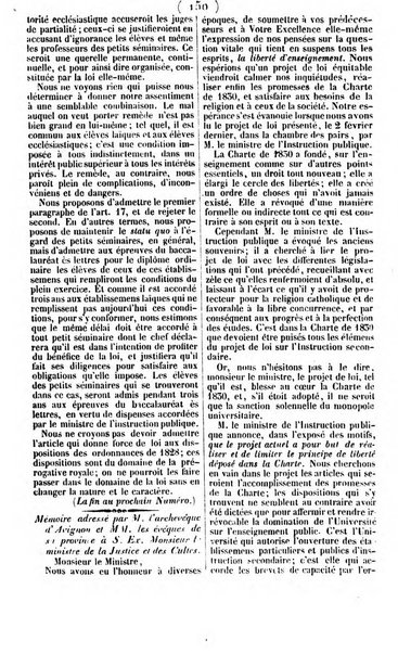 L'ami de la religion journal et revue ecclesiastique, politique et litteraire