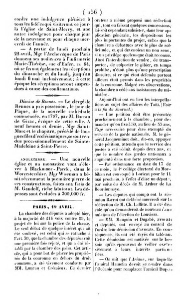 L'ami de la religion journal et revue ecclesiastique, politique et litteraire