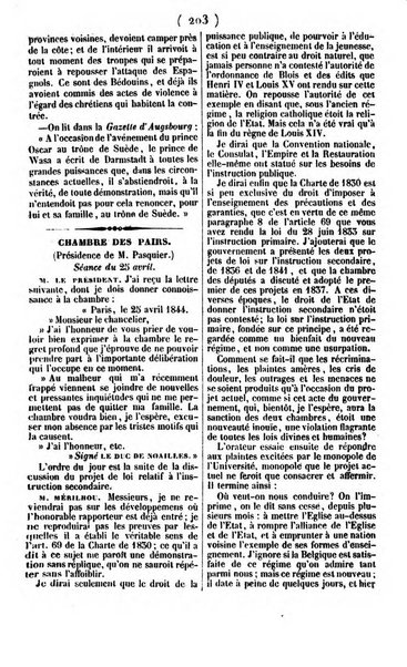 L'ami de la religion journal et revue ecclesiastique, politique et litteraire