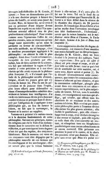 L'ami de la religion journal et revue ecclesiastique, politique et litteraire