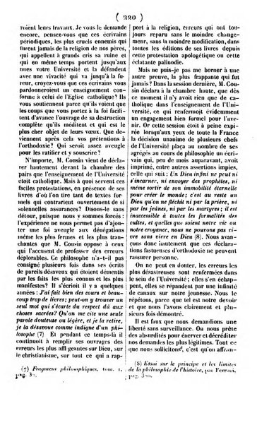 L'ami de la religion journal et revue ecclesiastique, politique et litteraire