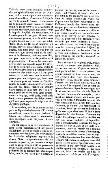 L'ami de la religion journal et revue ecclesiastique, politique et litteraire