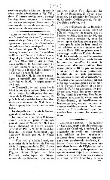 L'ami de la religion journal et revue ecclesiastique, politique et litteraire